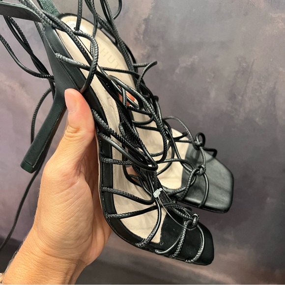 SCHUTZ Heyde black strappy heel sandals - Picture 9 of 9